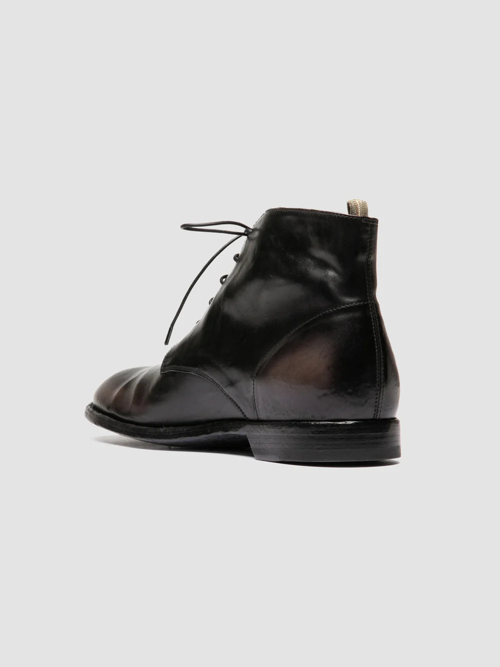 SOUND 003 - Graue Schnürstiefel aus Leder - image 4,side view