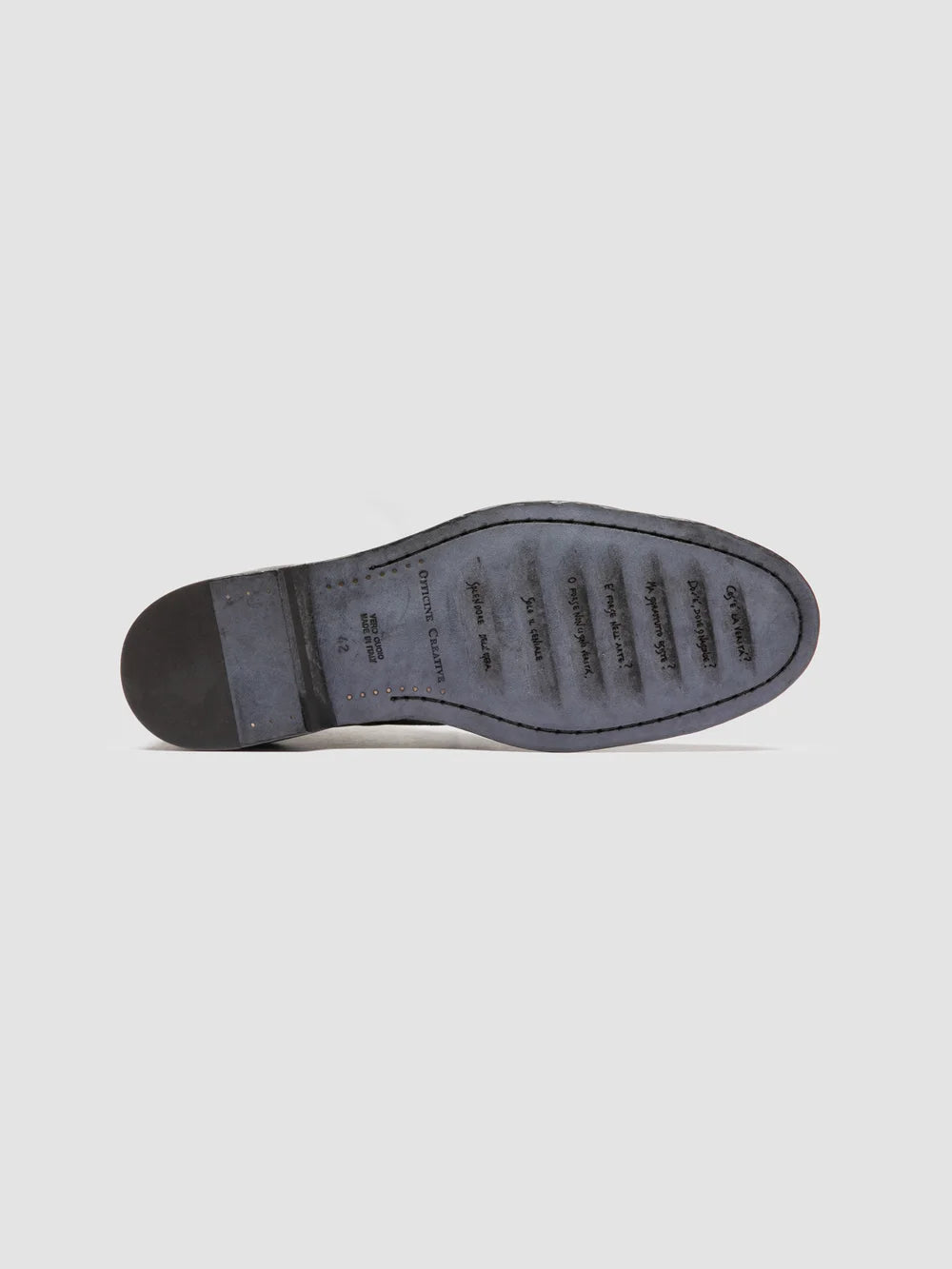 SOUND 003 - Graue Schnürstiefel aus Leder - image 5,side view