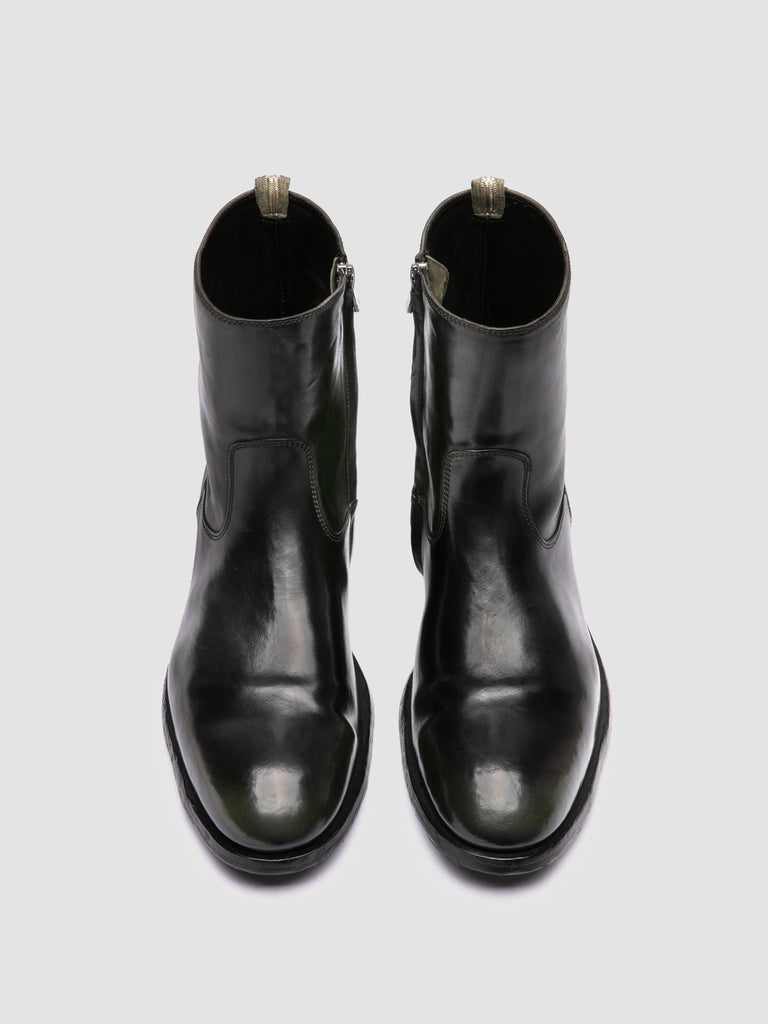 SOUND 015_W - Black Leather Zipped Boots