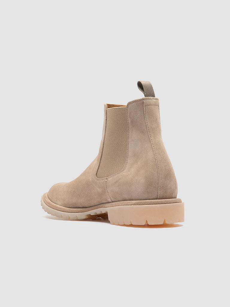 SPECTACULAR 014 - Beige Suede Chelsea Boots