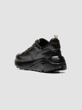 SPHYKE 001 - Schwarze Low-Top-Sneaker aus Leder - thumb image 4,side view
