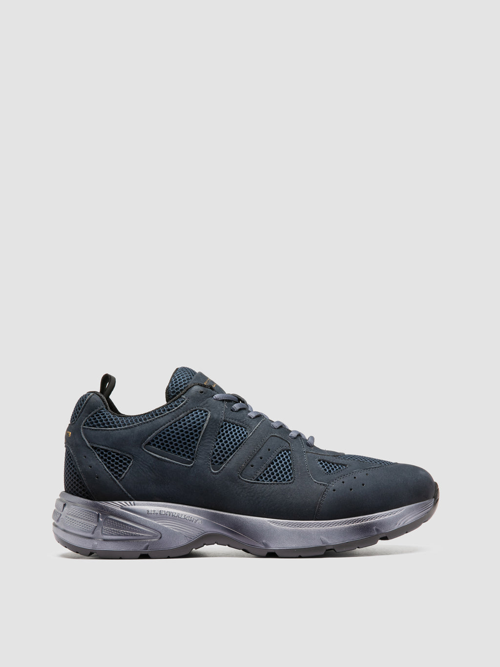 SUPURBIA 001 - Blue Leather Low Top Sneakers - image 1,side view