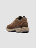 SUPURBIA 001 - Brown Leather Low Top Sneakers - thumb image 4,side view
