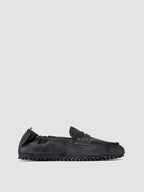 TRAVIS 001 -  Blue Suede Penny Loafers