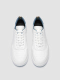 ACE 014 - White Leather Low Top Sneakers - thumb image 2,side view