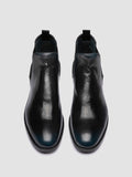 VANDERBILT CAOU 002 - Blue Leather Chelsea Boots