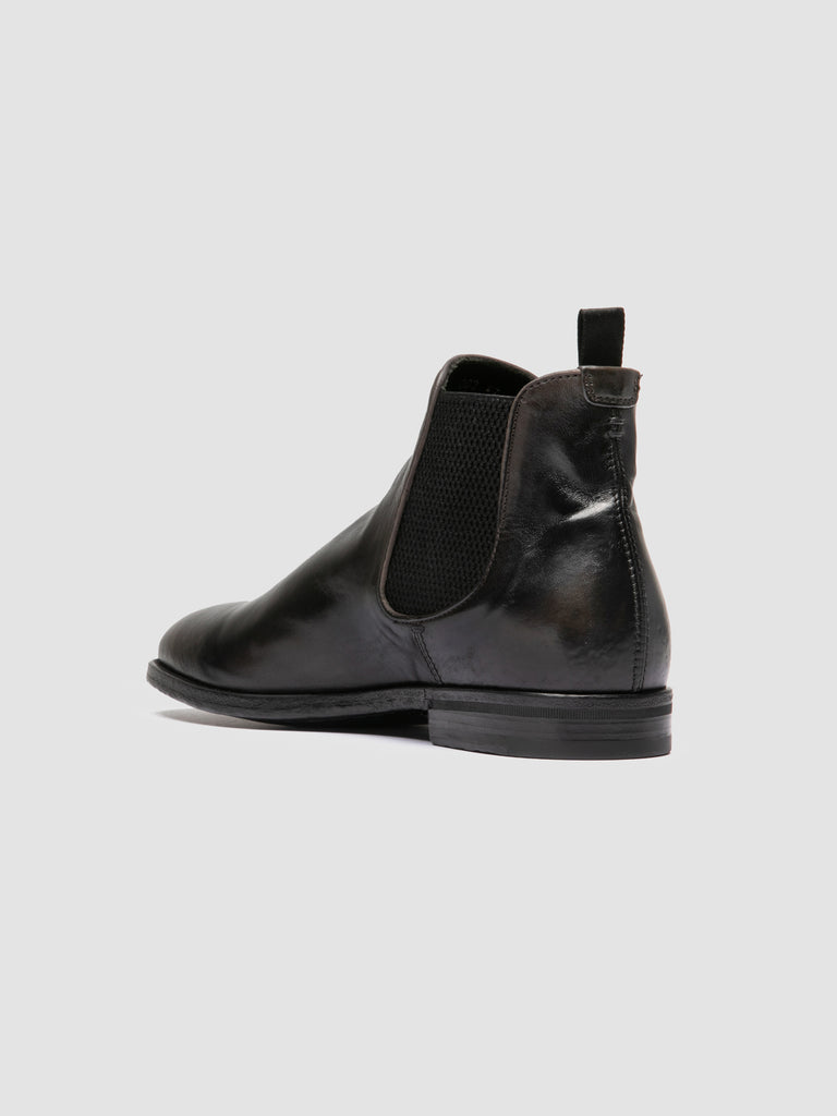 VANDERBILT CAOU 002 - Grey Leather Chelsea Boots