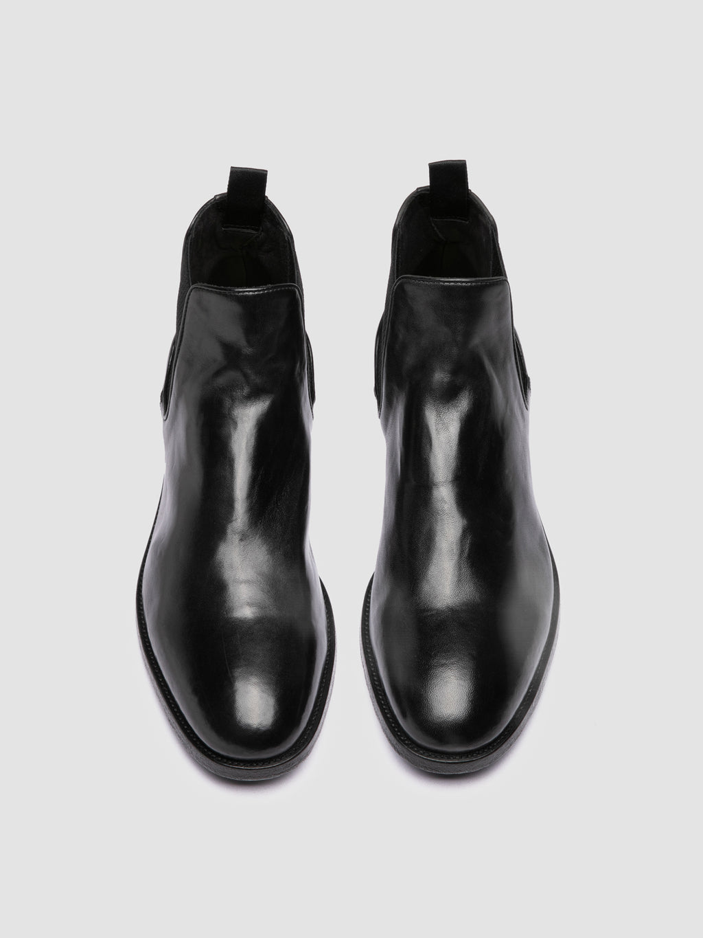 VANDERBILT CAOU 002 - Black Leather Chelsea Boots