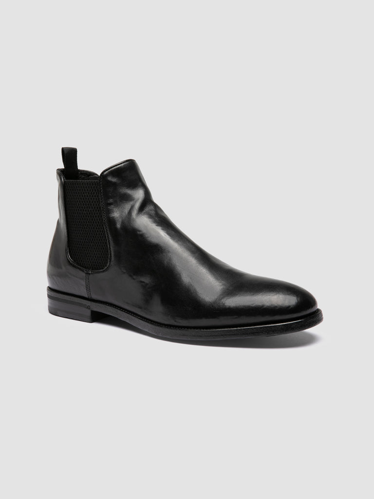 VANDERBILT CAOU 002 - Black Leather Chelsea Boots