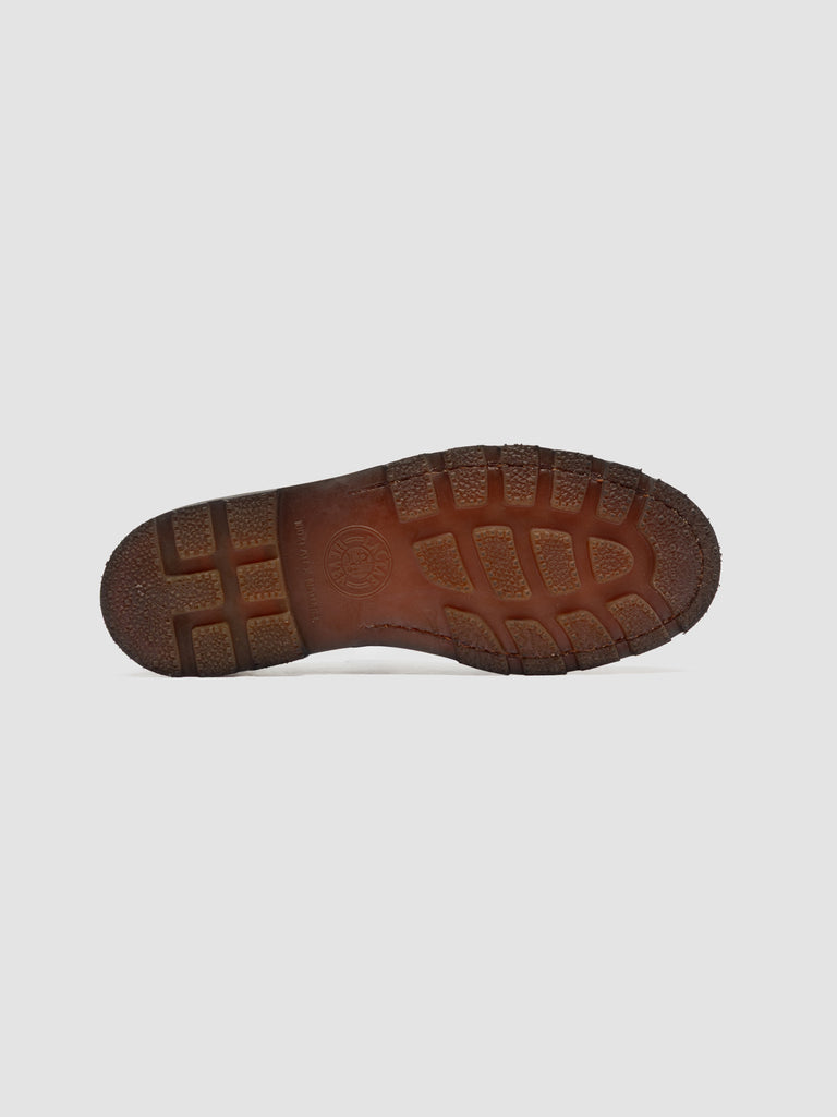 VOLCOV FLEXI 001 - Brown Leather Derby Shoes