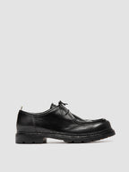 VOLCOV FLEXI 001 - Black Leather Derby Shoes