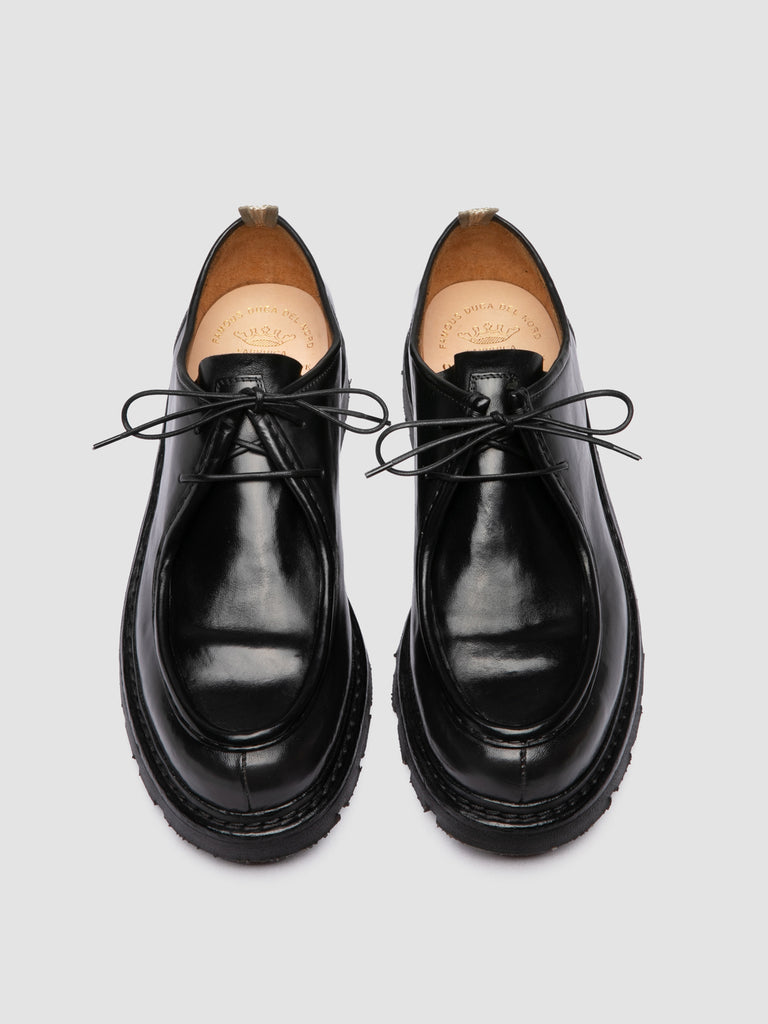 VOLCOV FLEXI 001 - Scarpe Derby in Pelle Nera