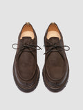 VOLCOV FLEXI 001 - Brown Suede Derby Shoes - thumb image 2,side view