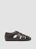 YORGOS 001 - Braune Fischer-Sandalen aus Leder - thumb image 1,side view