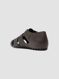 YORGOS 001 - Braune Fischer-Sandalen aus Leder - thumb image 4,side view