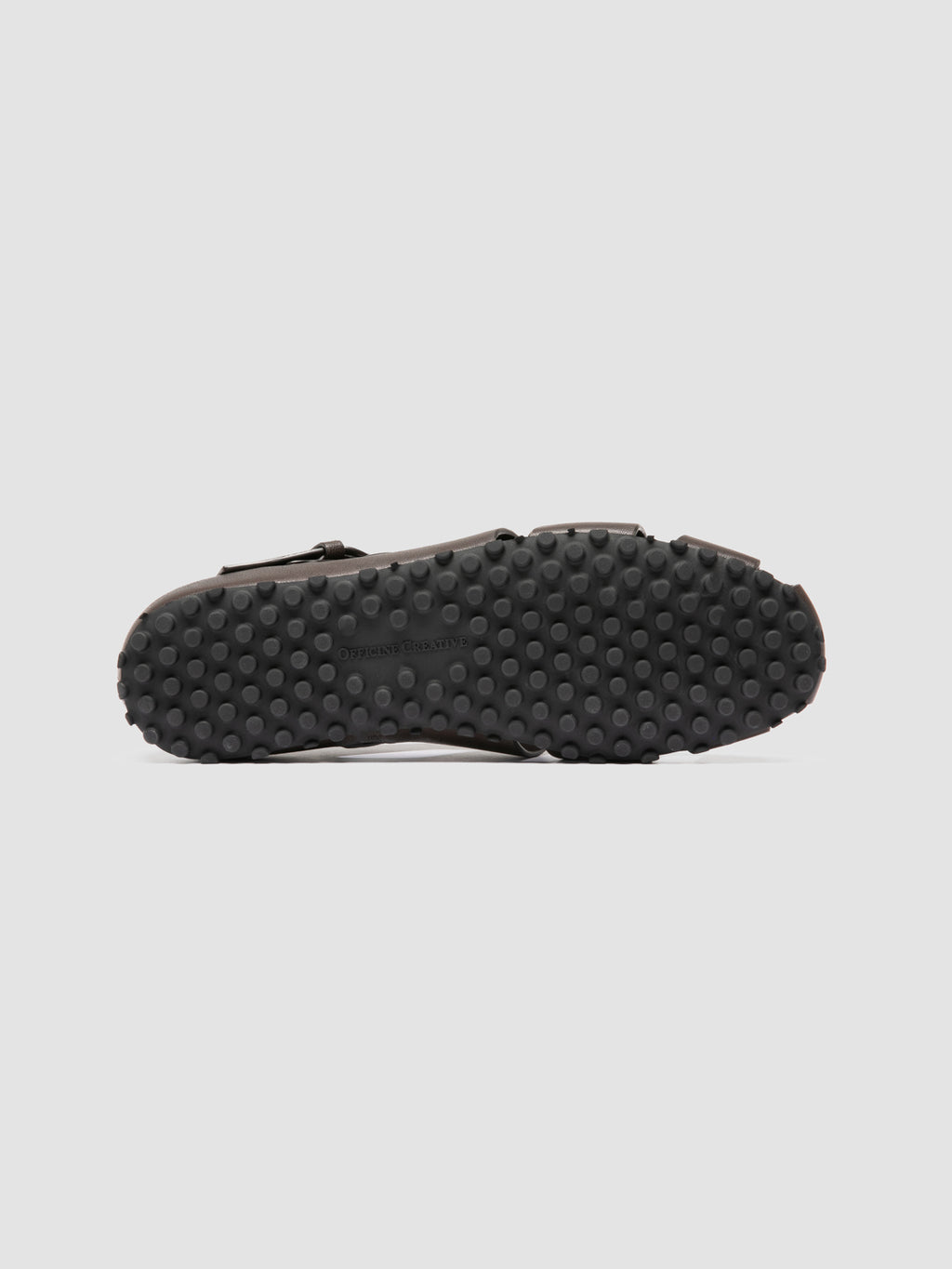 YORGOS 001 - Braune Fischer-Sandalen aus Leder - image 5,side view
