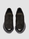 ZODIAC 001 - Black Suede Low Top Sneakers - thumb image 2,side view