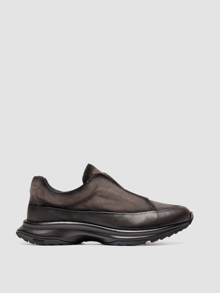 ZODIAC 001 - Grey Suede Low Top Sneakers