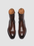 ORTEGA 002 - Brown Leather Zipped Boots