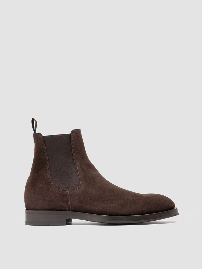 ORTEGA 003 - Brown Suede Chelsea Boots