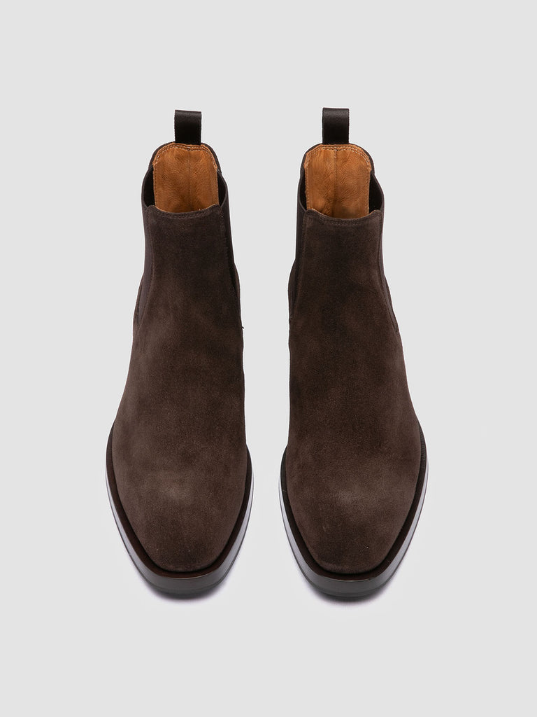 ORTEGA 003 - Brown Suede Chelsea Boots