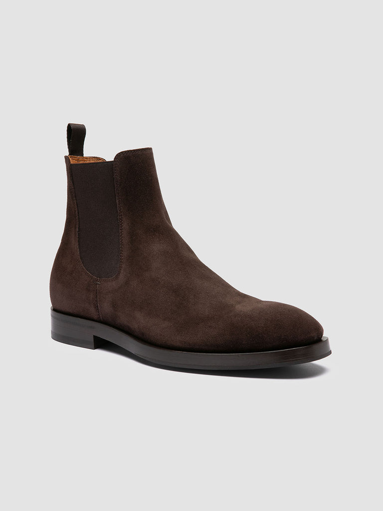 ORTEGA 003 - Brown Suede Chelsea Boots