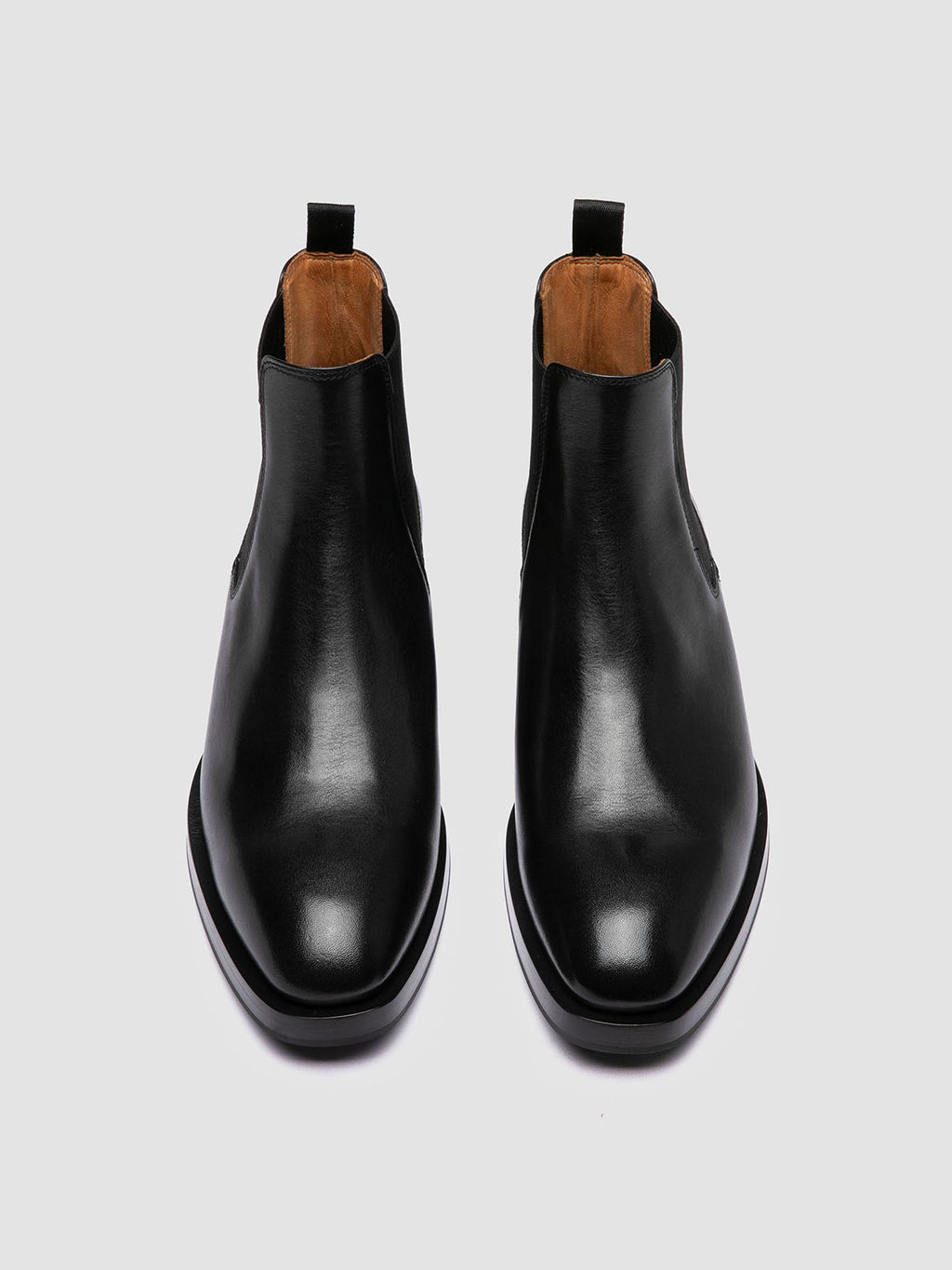 ORTEGA 003 - Black Leather Chelsea Boots
