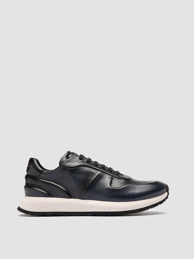 PERSPECTIVE 001 - Blue Leather Sneakers