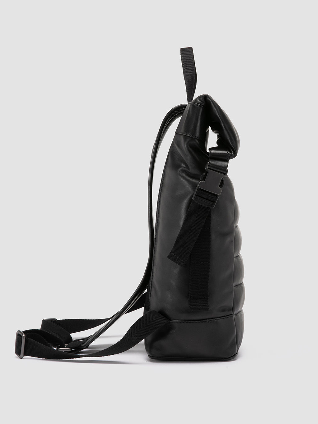 PLEASURE 001 - Black Leather Backpack Officine Creative - 3