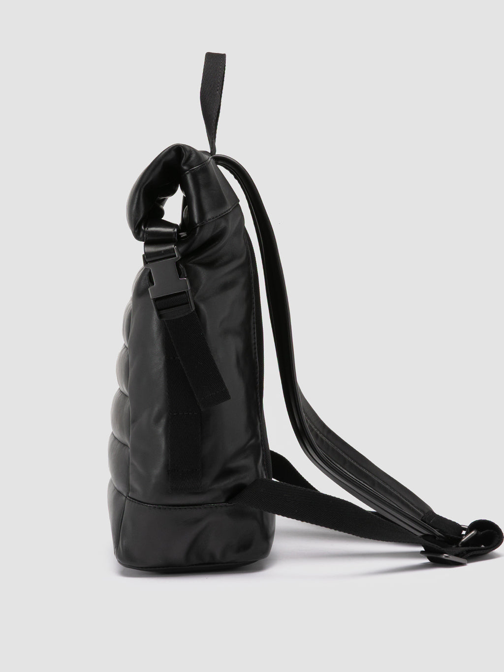 PLEASURE 001 - Black Leather Backpack Officine Creative - 5