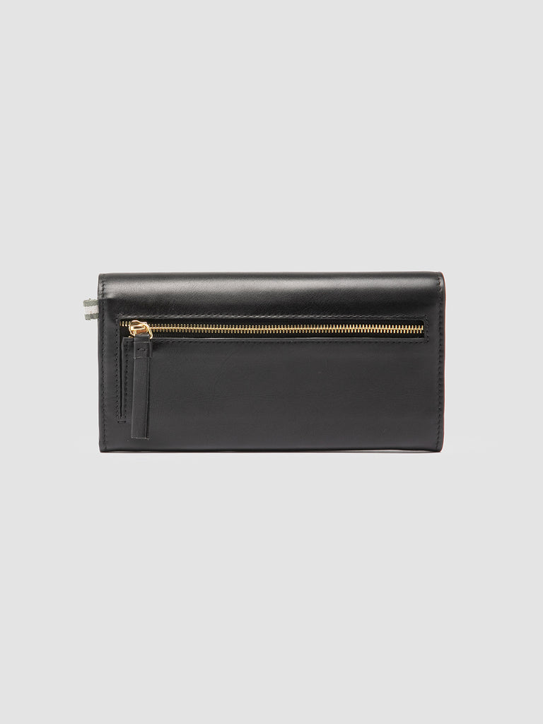 POCHE 09 - Black Nappa Leather Wallet