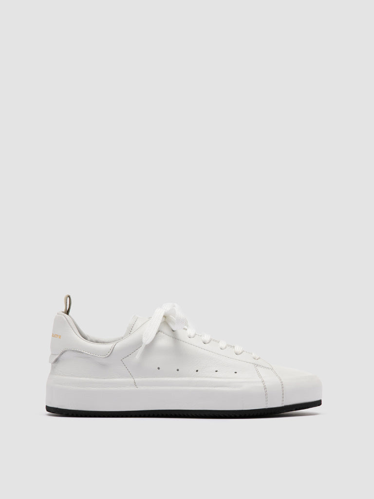 PRIMARY 101 - White Leather Sneakers