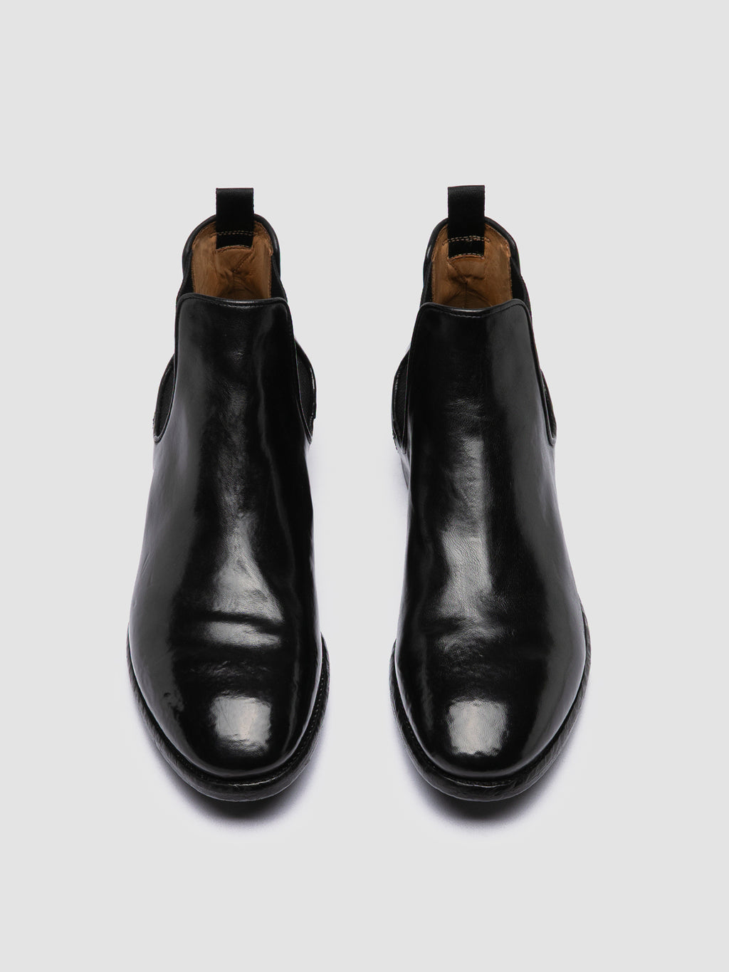 PRINCE 617 - Stivaletti Chelsea in Pelle Nera - image 2,side view