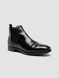 PRINCE 617 - Stivaletti Chelsea in Pelle Nera - thumb image 3,side view