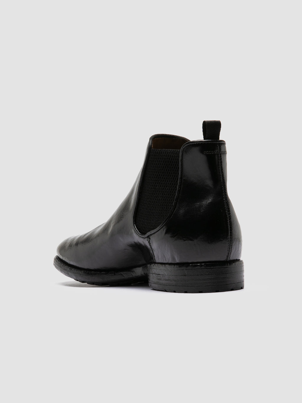 PRINCE 617 - Stivaletti Chelsea in Pelle Nera - image 4,side view