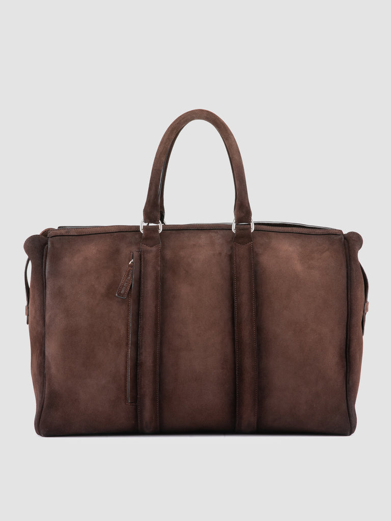 QUENTIN 009 - Brown Suede Bag