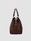 QUENTIN 009 - Brown Suede Bag