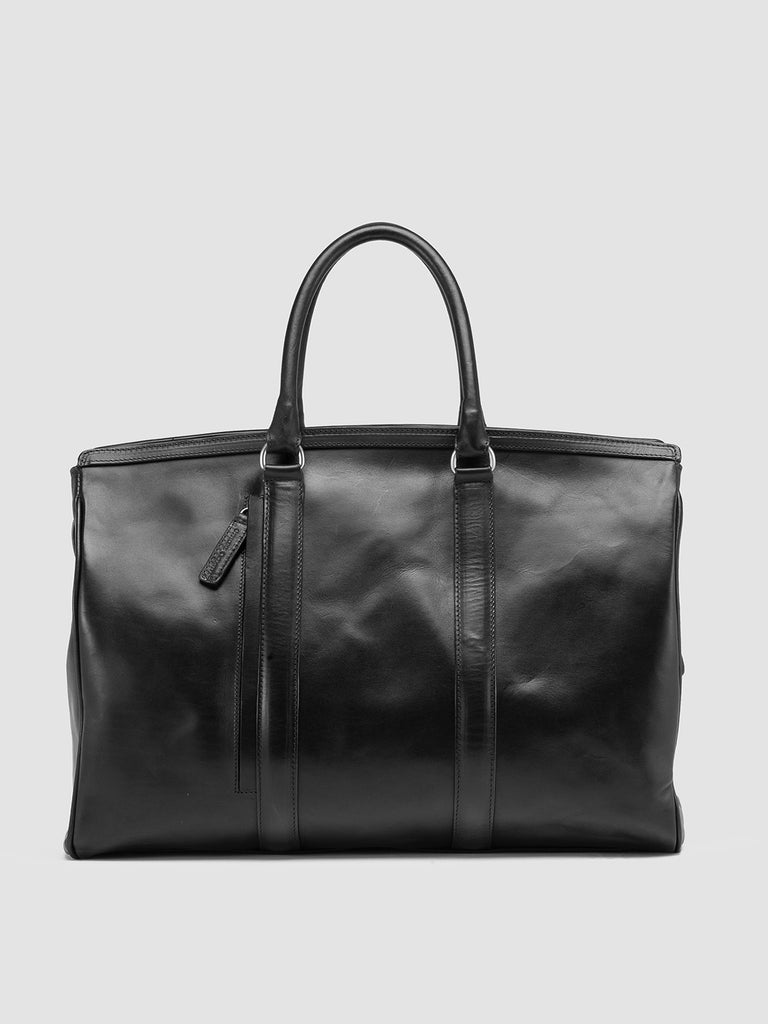QUENTIN 009 - Black Leather Bag