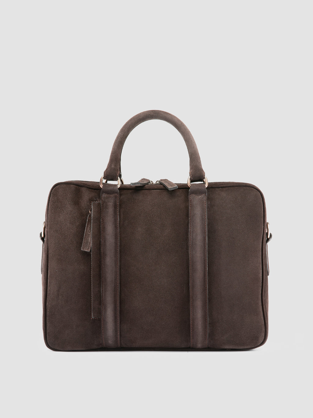 QUENTIN 010 - Brown Suede Bag