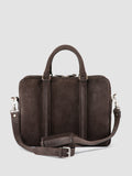 QUENTIN 010 - Brown Suede Bag