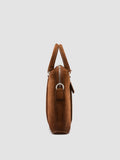 QUENTIN 019 - Brown Suede Briefcase