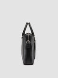 QUENTIN 019 - Black Leather Briefcase