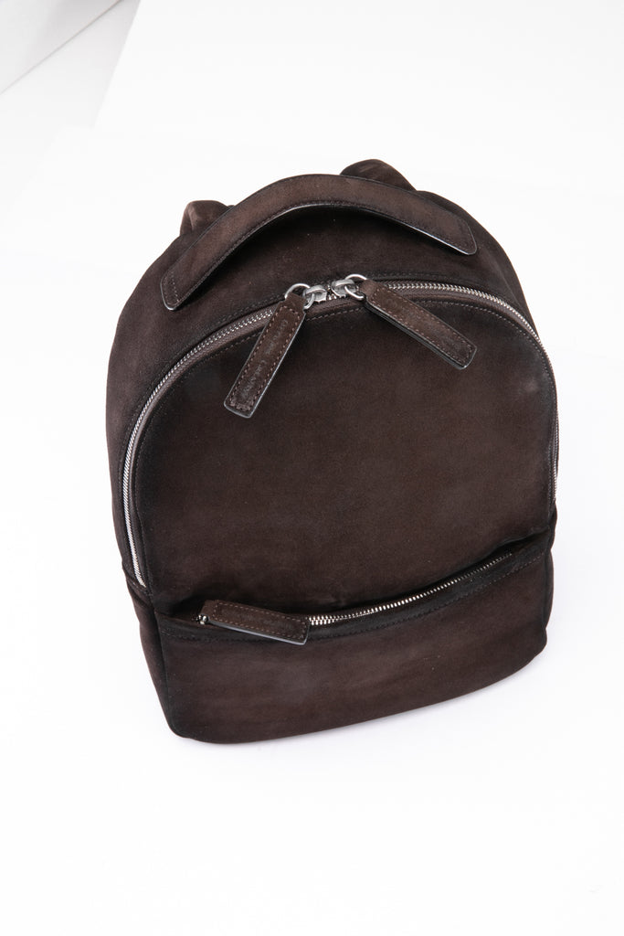 QUENTIN 020 - Brown Suede Backpack Officine Creative - 2