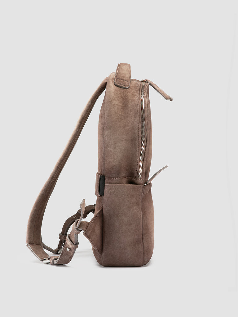QUENTIN 20 - Taupe Suede Backpack