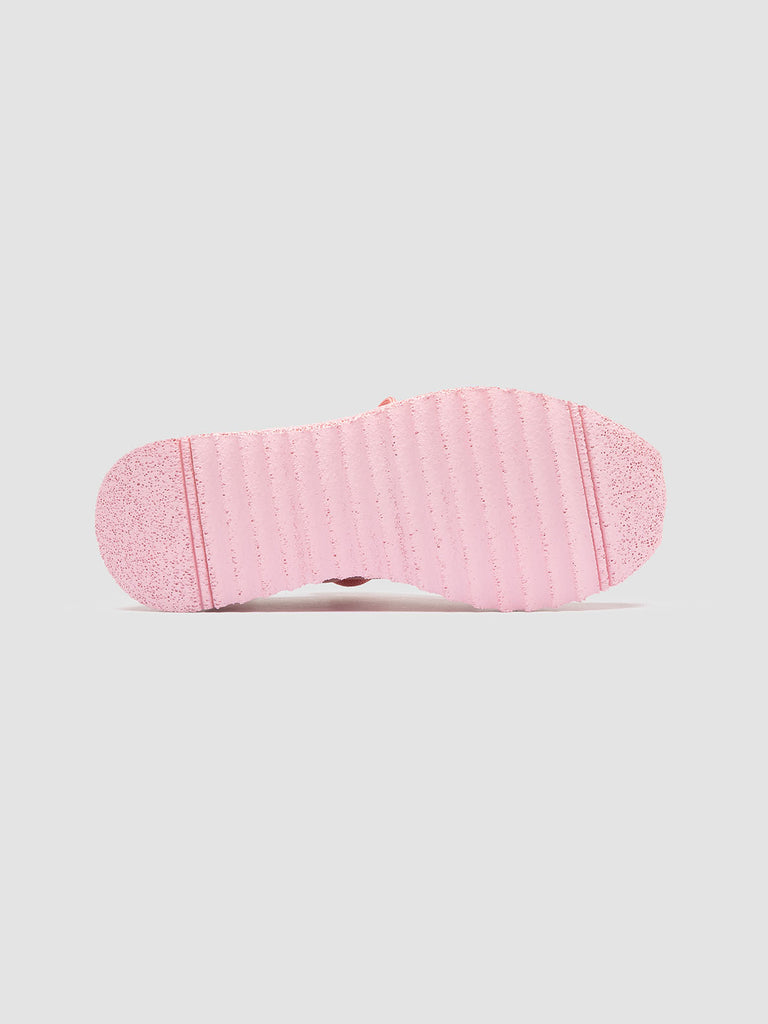 RACE RUBREX 103 - Rose Suede Sneakers