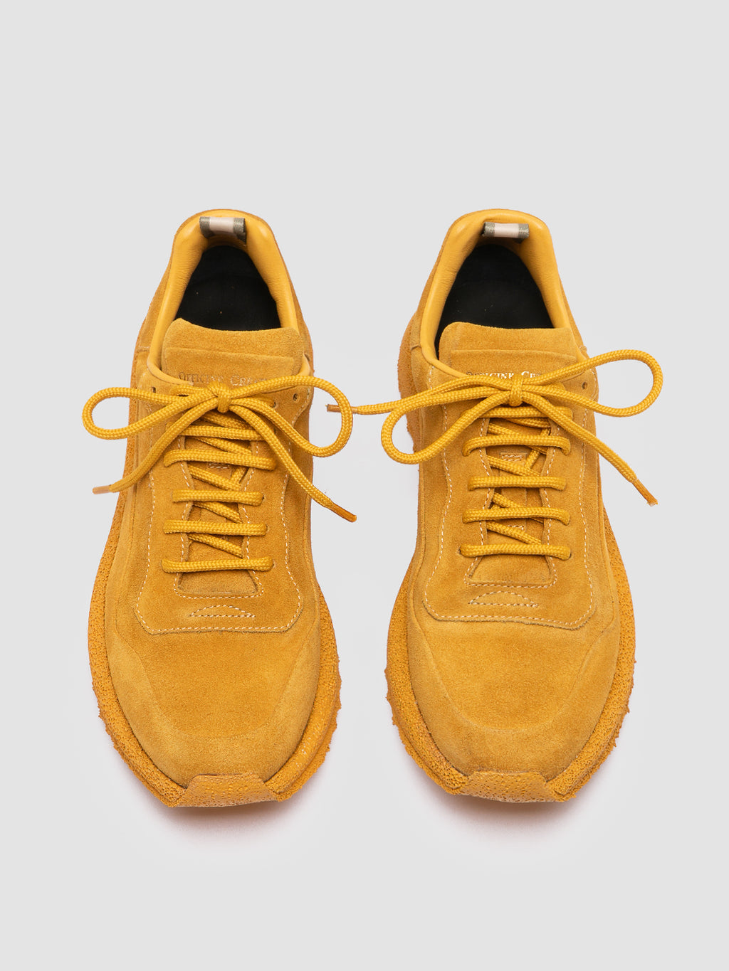 RACE RUBREX 103 - Yellow Suede Sneakers