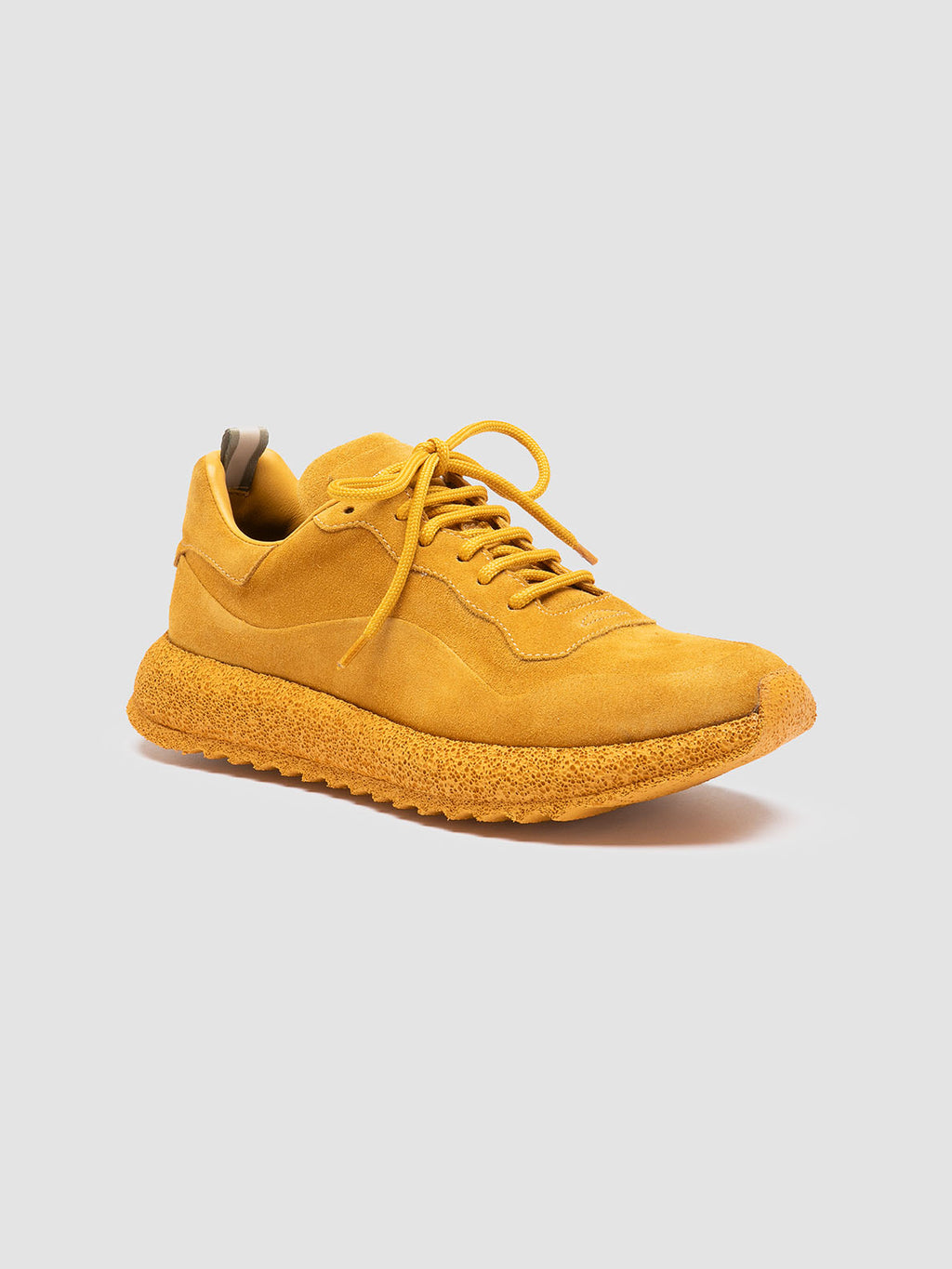 RACE RUBREX 103 - Yellow Suede Sneakers