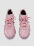 RACE RUBREX 101 - Rose Leather and Suede Low Top Sneakers Women Officine Creative - 2