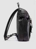 RARE 047 - Black Leather Backpack Officine Creative - 3