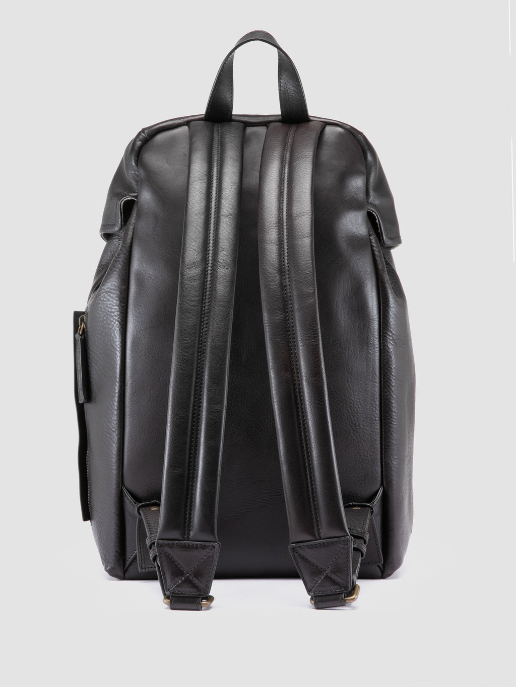 RARE 047 - Black Leather Backpack Officine Creative - 4